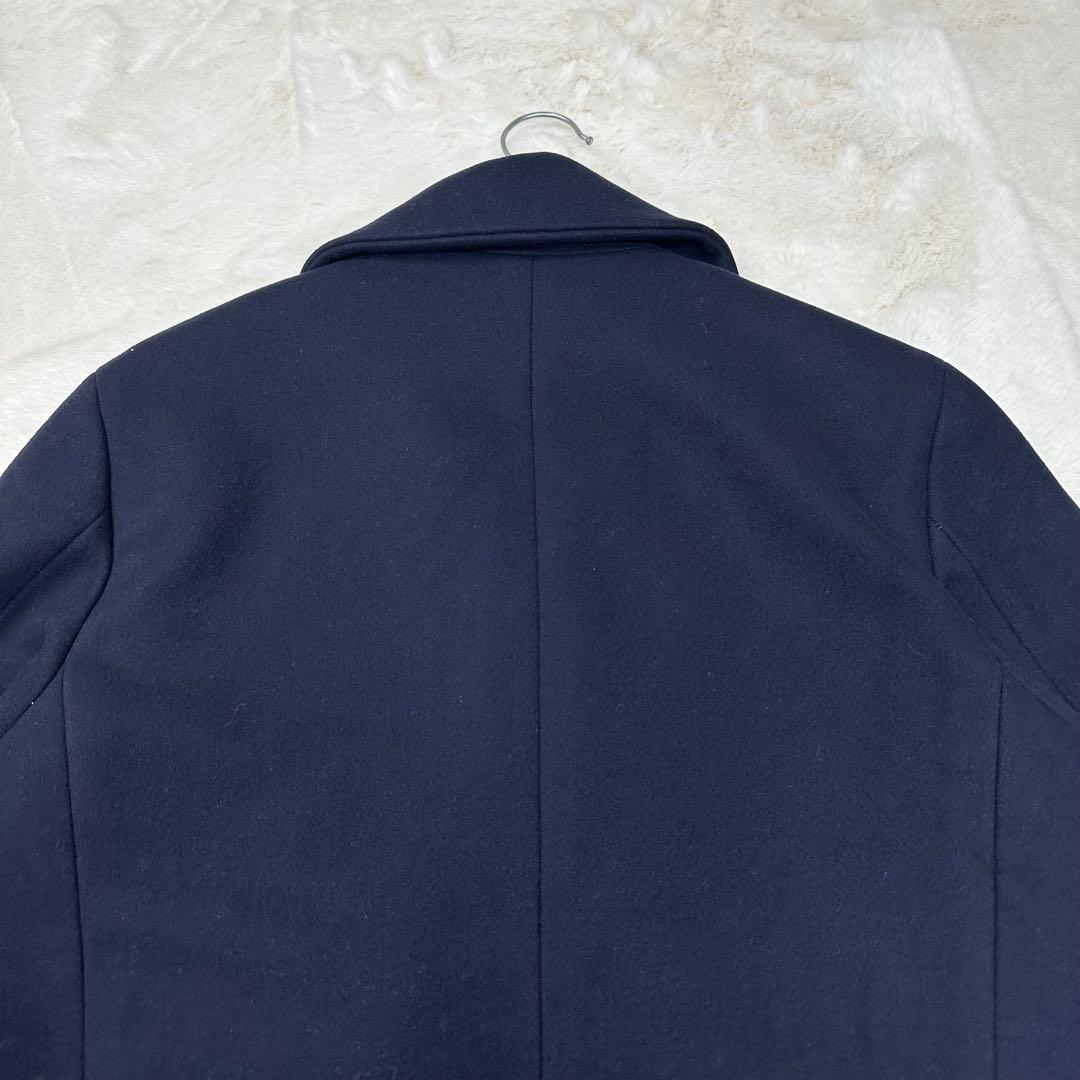 ✨美品✨Theory セオリー 美シルエット Pコート ネイビー 肉厚メルトン