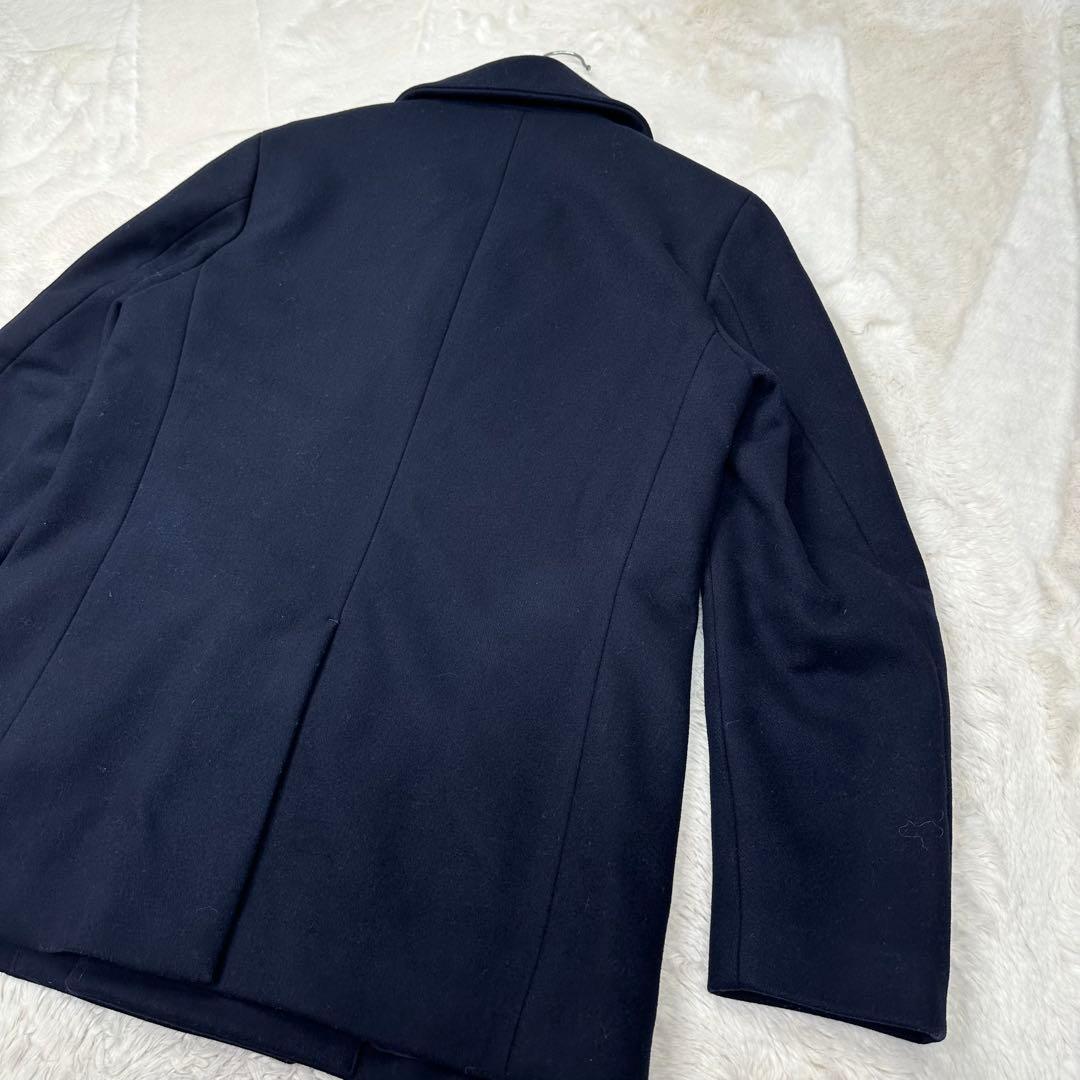 ✨美品✨Theory セオリー 美シルエット Pコート ネイビー 肉厚メルトン