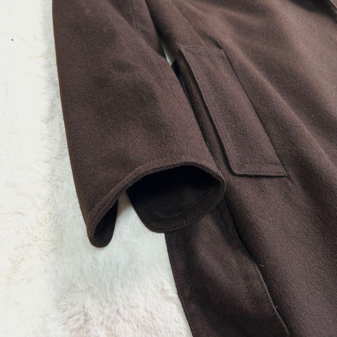 高級✨　Zelal元町カシミヤ100% ベルト付き　ロングコート ブラウン