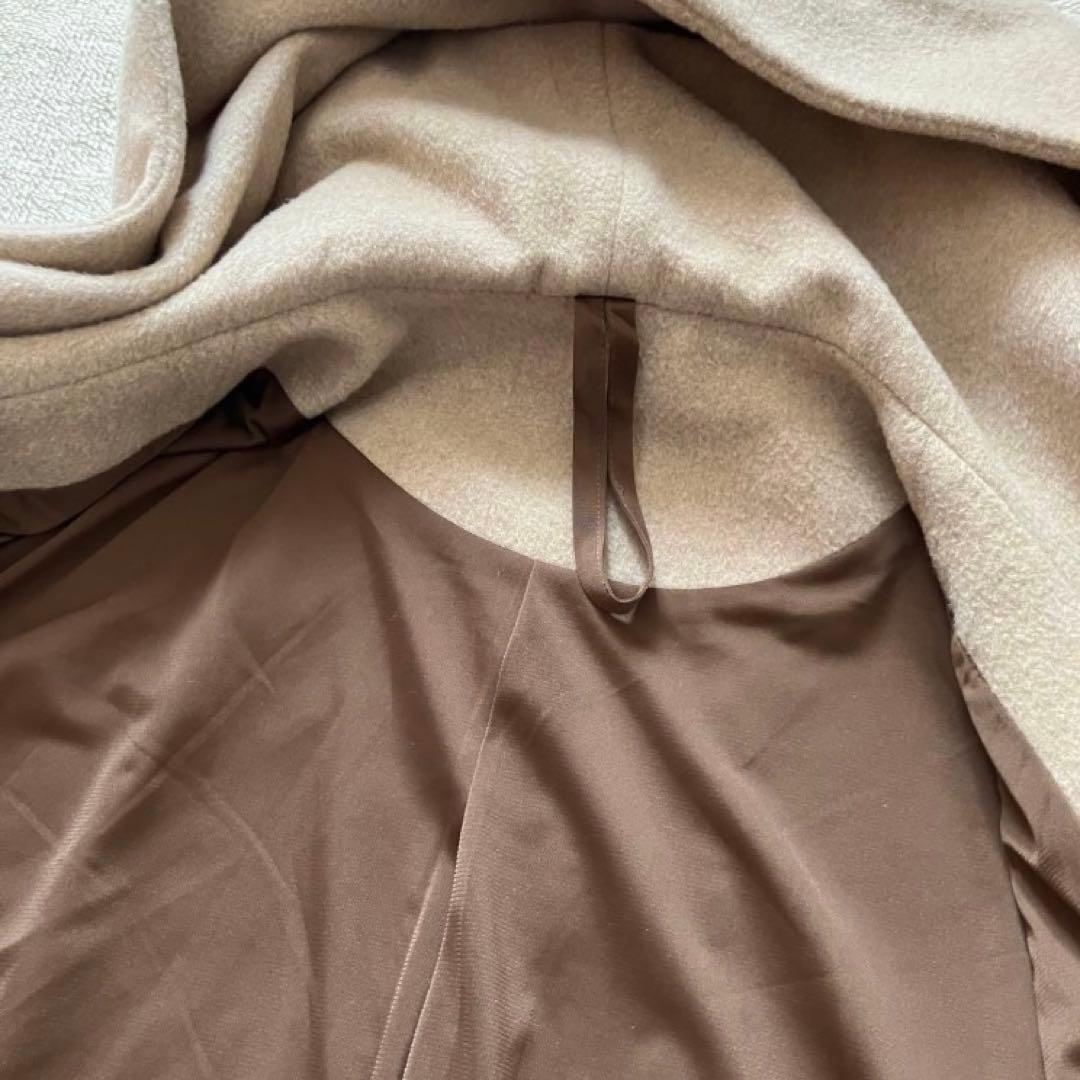 Edwina Horl カシミヤ混 ショートダッフルコート ベージュ