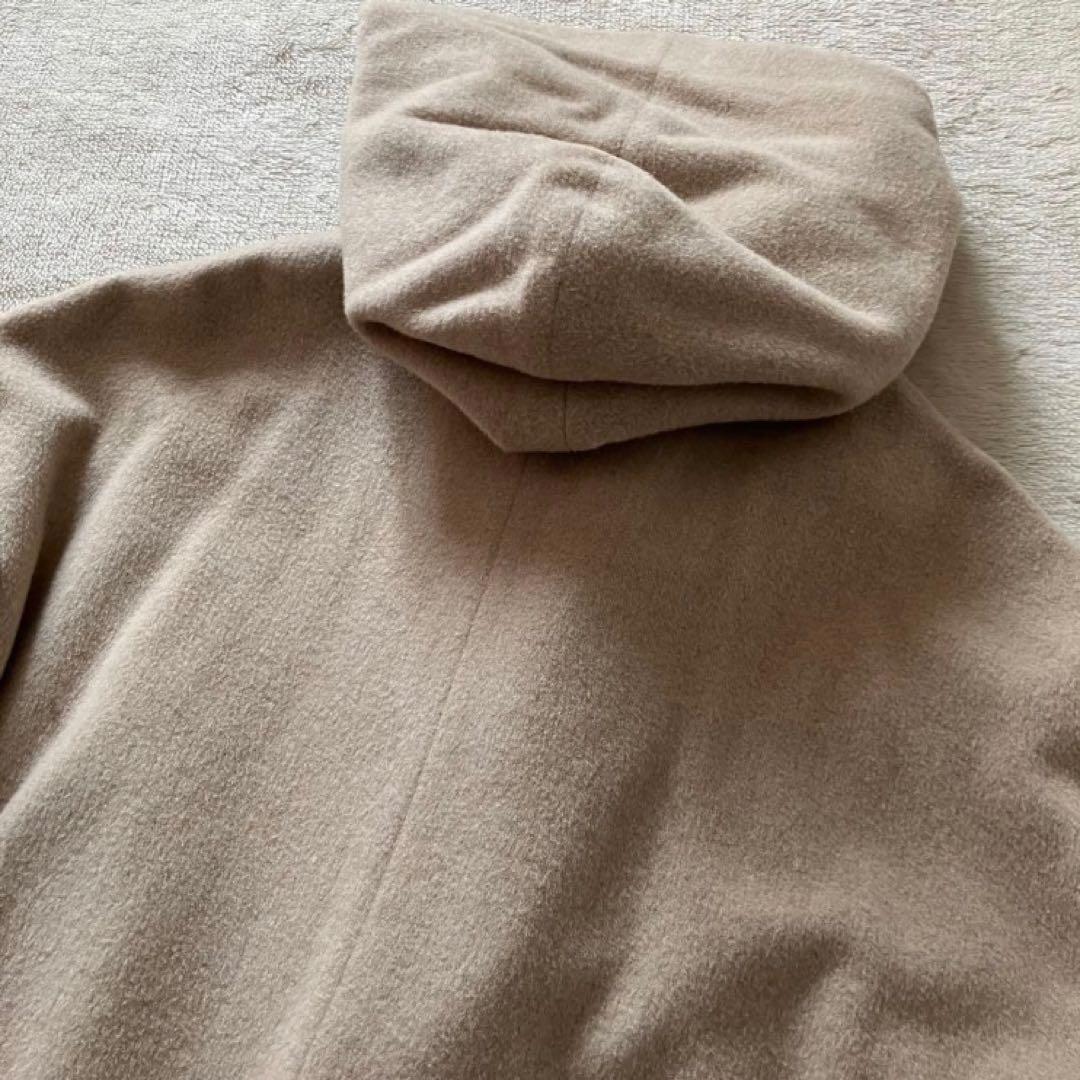 Edwina Horl カシミヤ混 ショートダッフルコート ベージュ