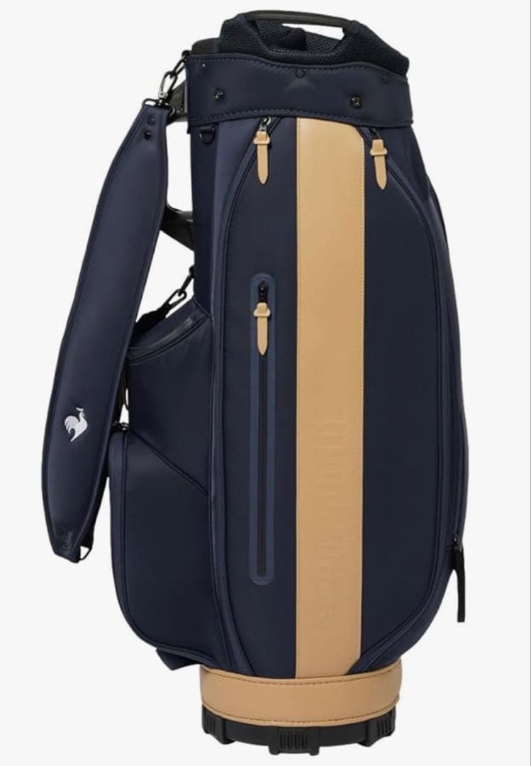 le coq sportif キャディバッグ ネイビー/ベージュ
