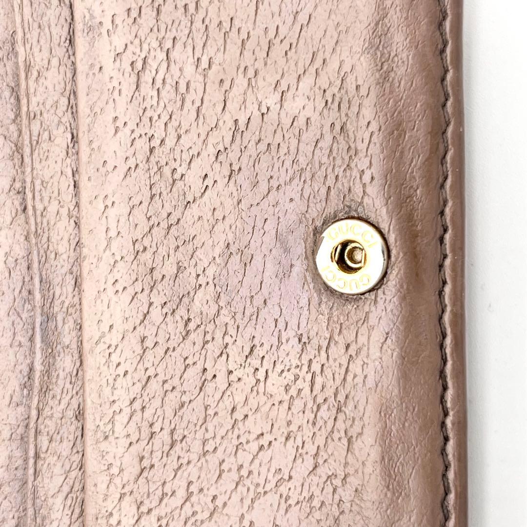 【希少】GUCCI ディズニー　二つ折り財布　3匹の子豚　シェリーライン　GG柄