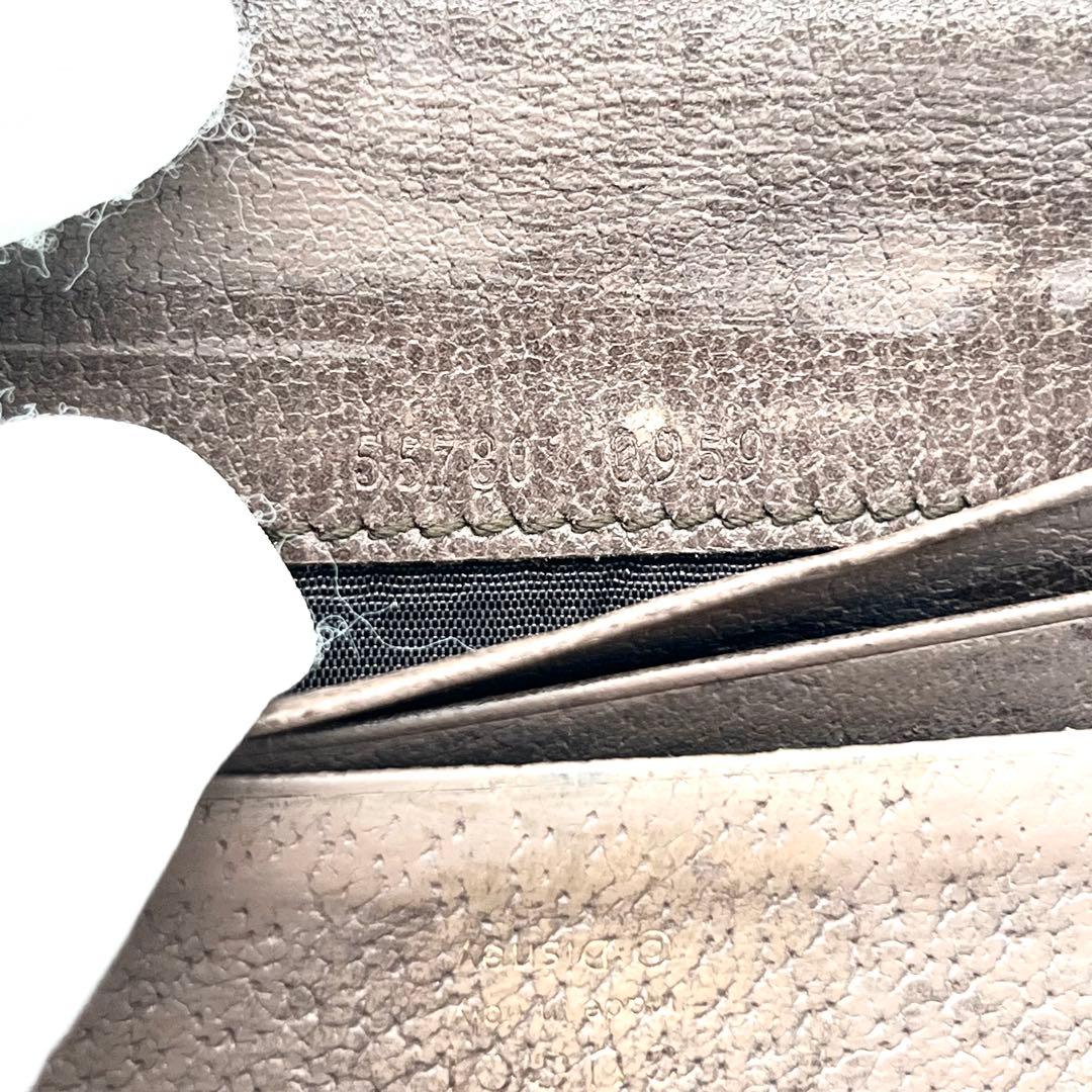 【希少】GUCCI ディズニー　二つ折り財布　3匹の子豚　シェリーライン　GG柄