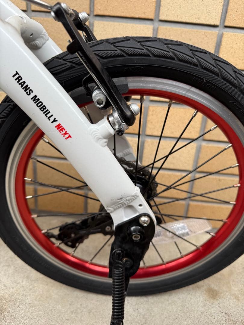 TRANS MOBILLY 折りたたみ自転車 ホワイト