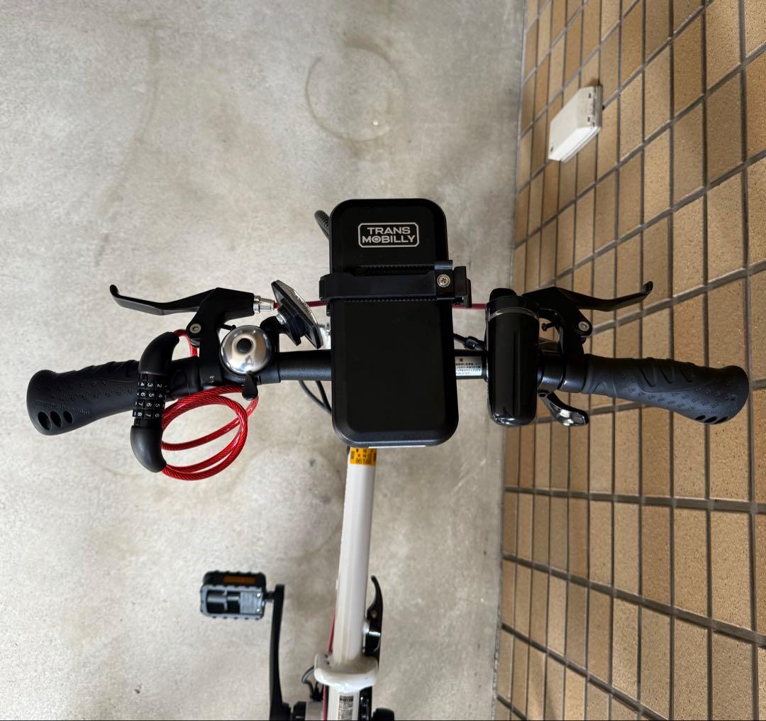 TRANS MOBILLY 折りたたみ自転車 ホワイト