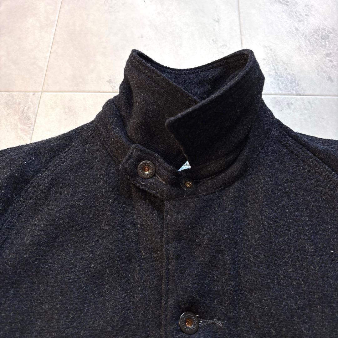 【USA製】ポストオーバーオールズ エンジニアジャケット ウール チンスト M