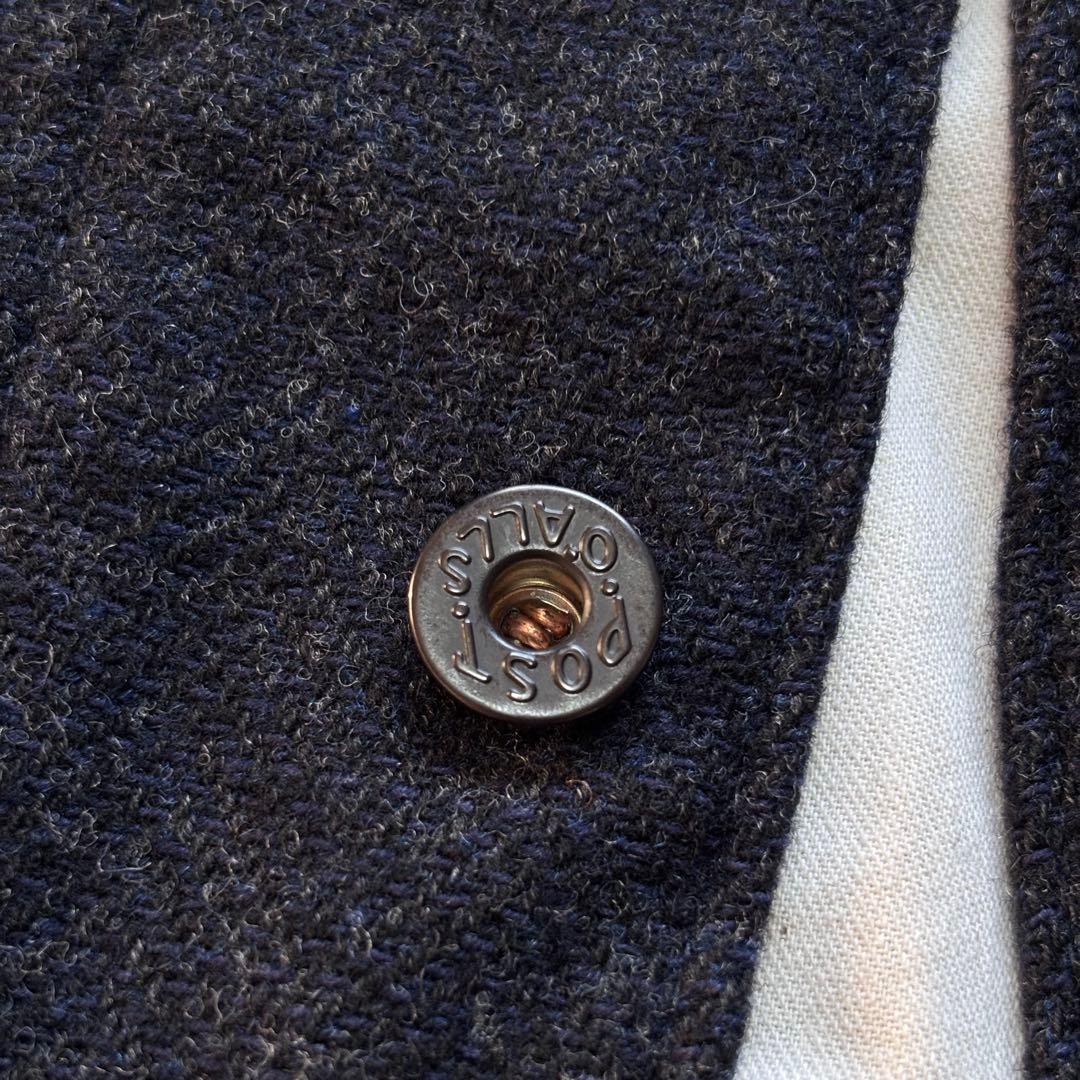 【USA製】ポストオーバーオールズ エンジニアジャケット ウール チンスト M