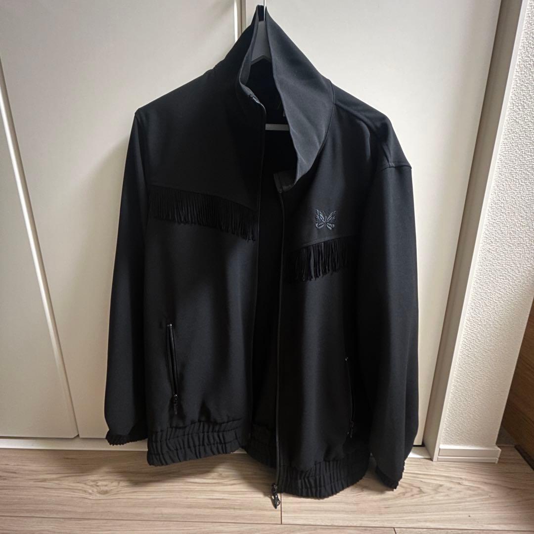 ♦*n様 Needles ブラック フリンジジャージ M