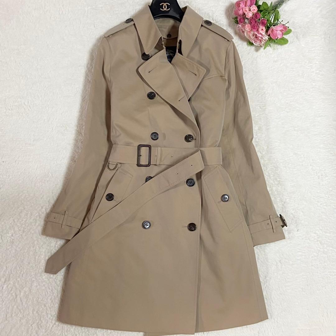 極美品● バーバリーロンドン トレンチコート ベルト ライナー ベージュ 48