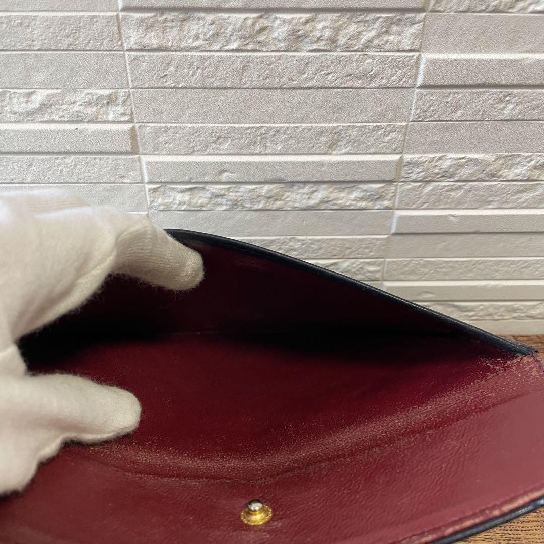 シャネル バッグ付属 ポーチ マトラッセ ラムスキン ココマーク 長財布.