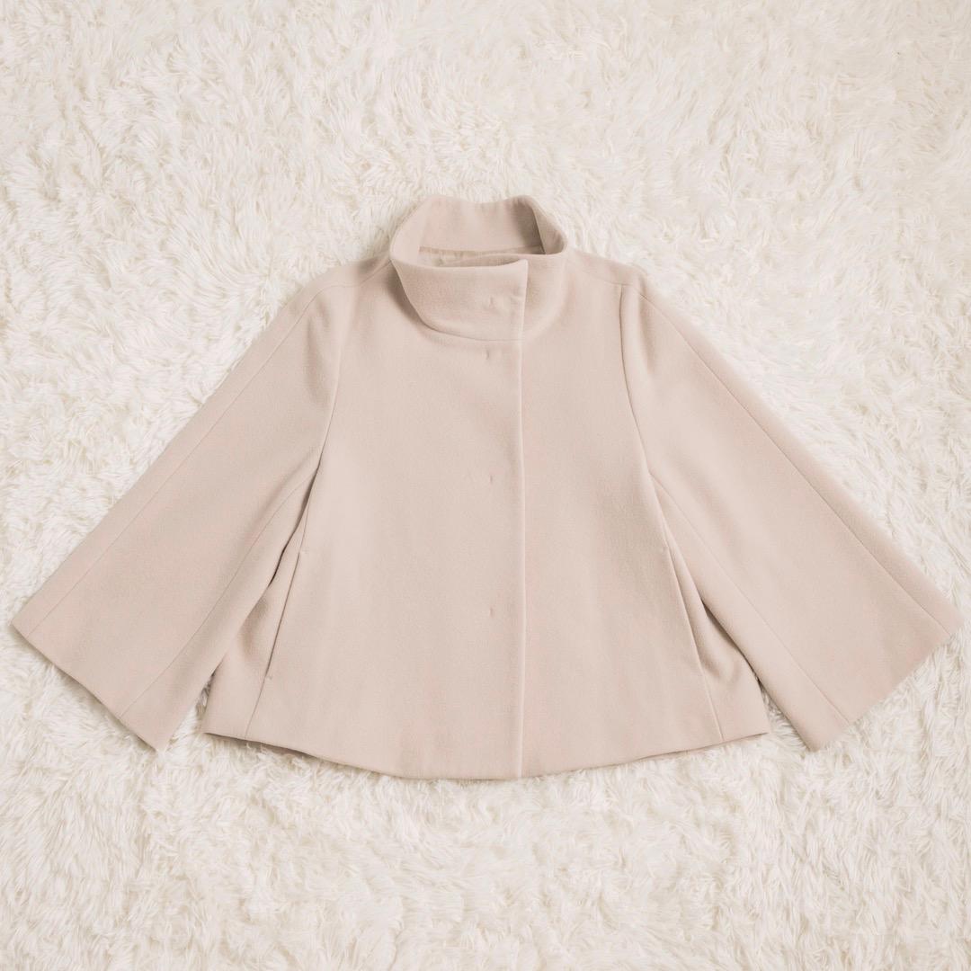 ANAYI アナイ ラムウールショートコート 38