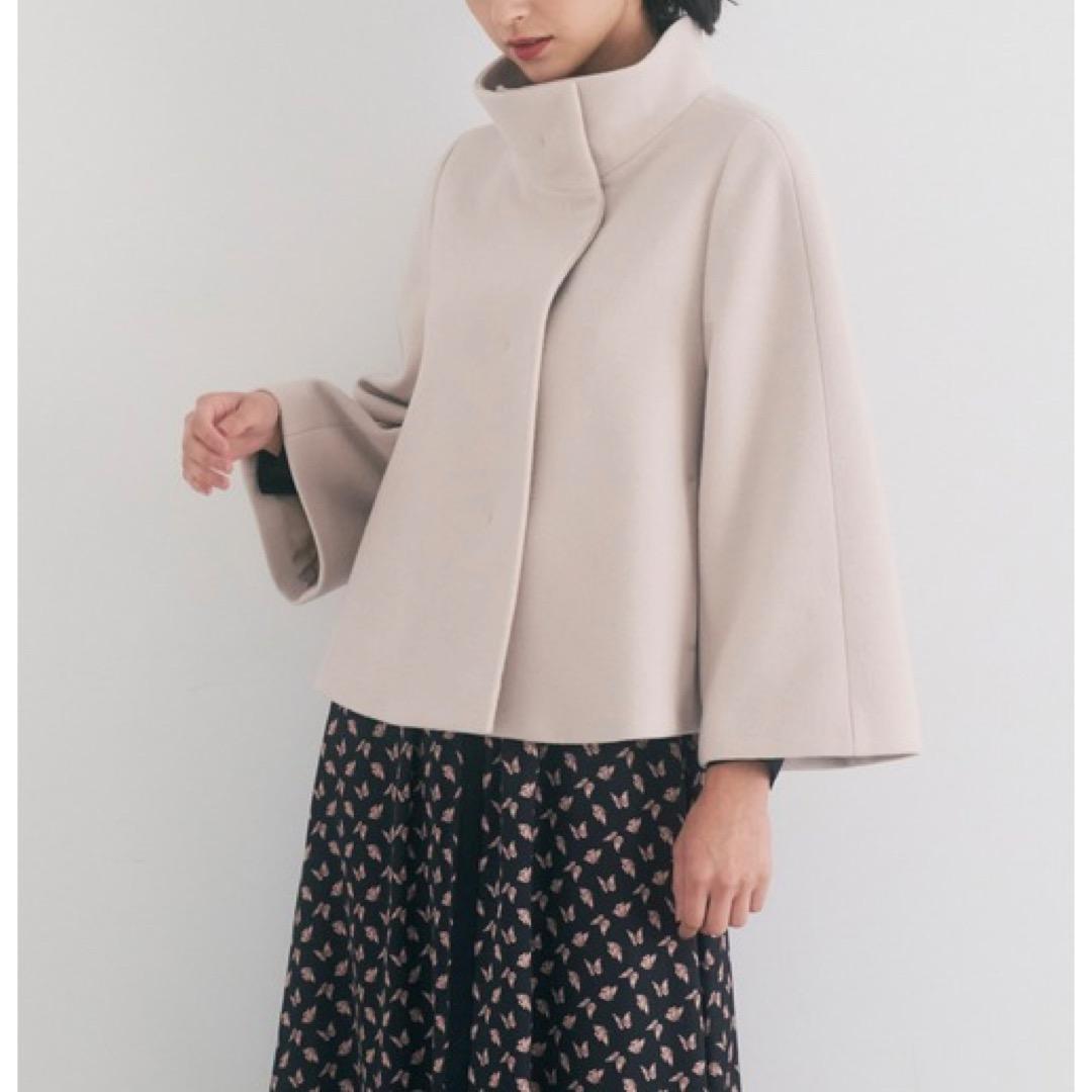 ANAYI アナイ ラムウールショートコート 38