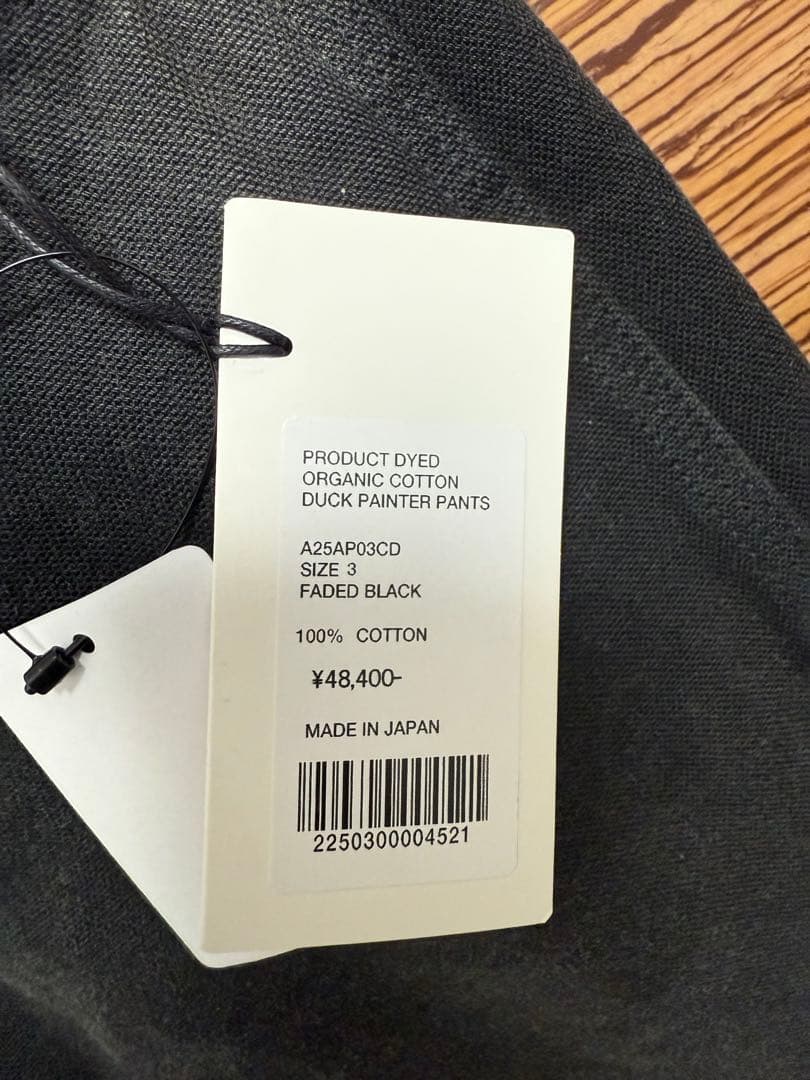 オーラリー　ダックパンツ　サイズ3