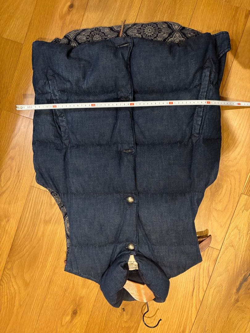 REMIX RELIEF The Golden State ダウンベスト　XL