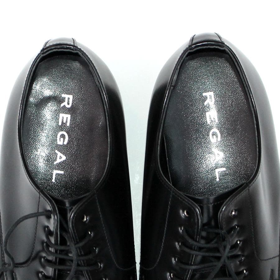 未使用 REGAL Uチップ ブラックレザー ドレスシューズ ビジネス 日本製