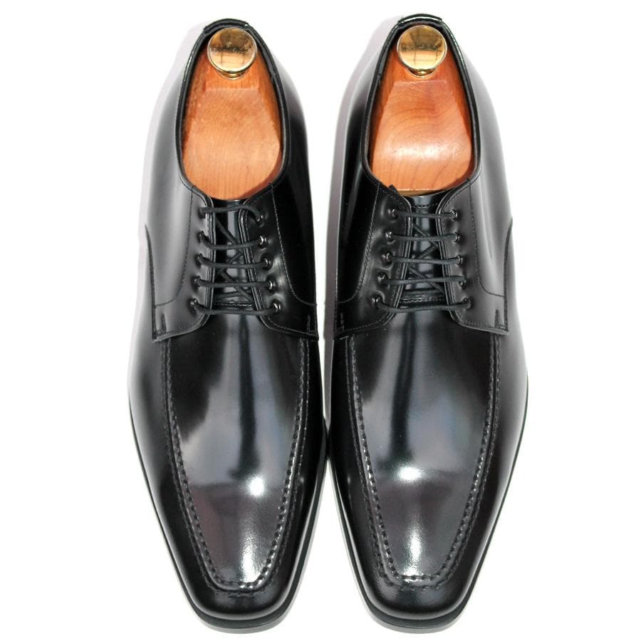 未使用 REGAL Uチップ ブラックレザー ドレスシューズ ビジネス 日本製