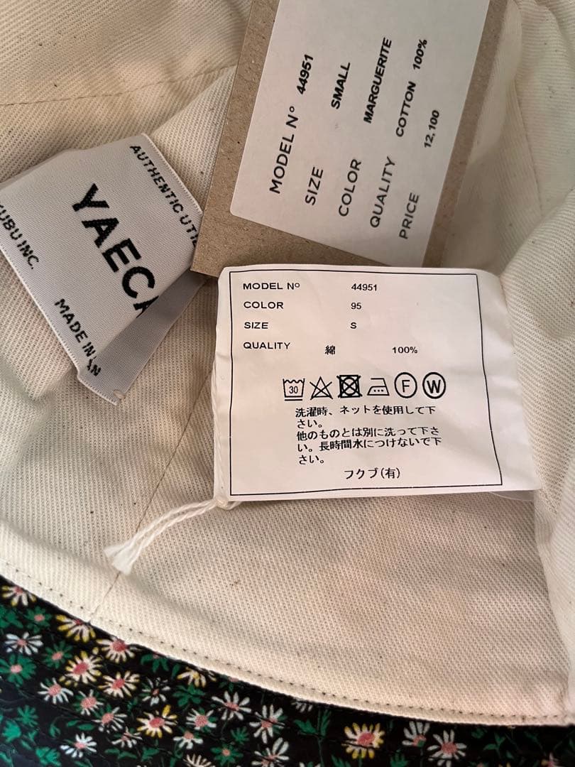 帽子 YAECA Low Hat marguerite