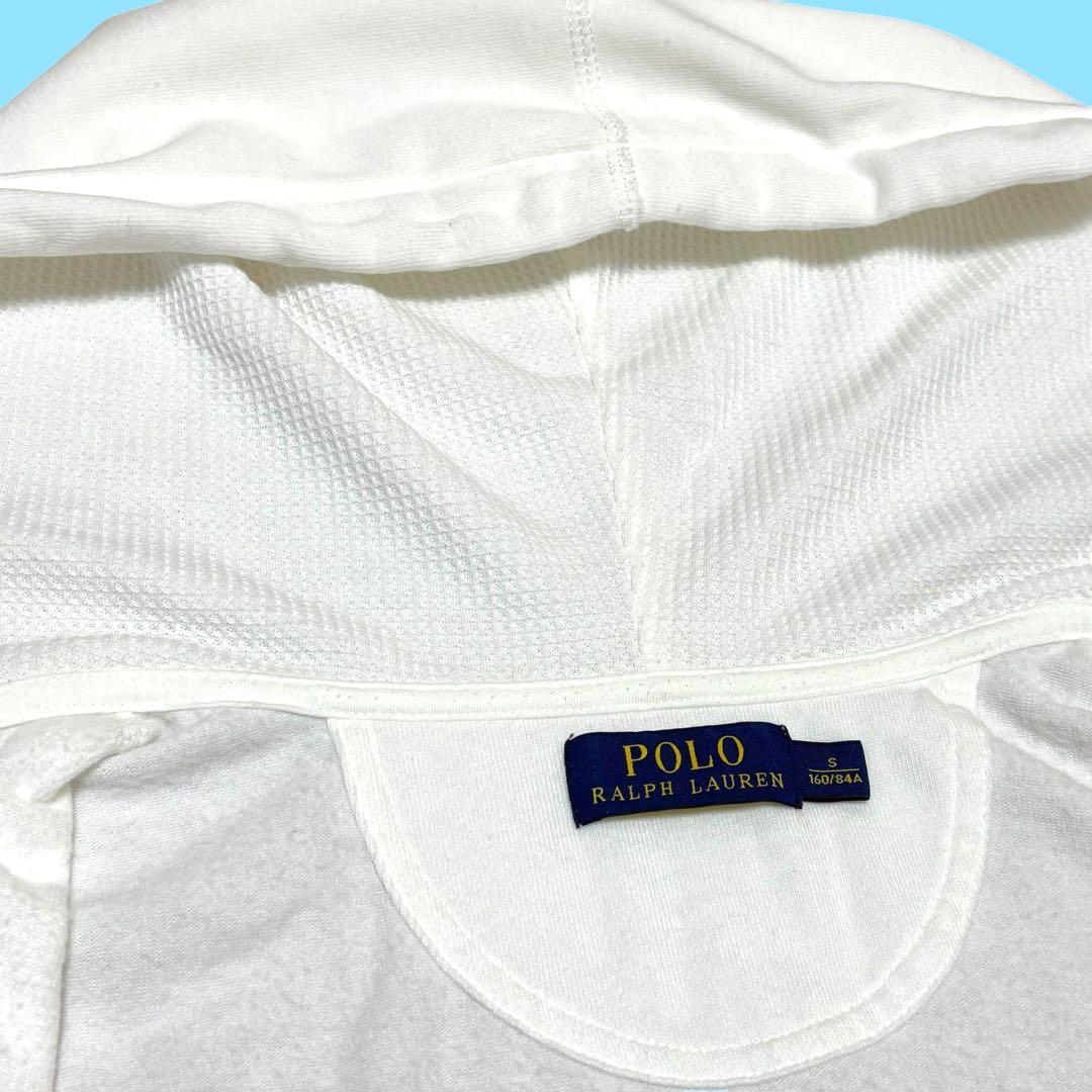 ‼️美品‼️ ラルフローレン ジップアップ パーカー ホワイト　NO3670