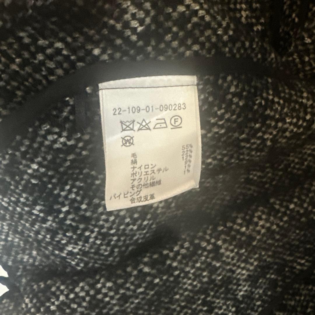 エストネーションESTNATIONツイードケープコート