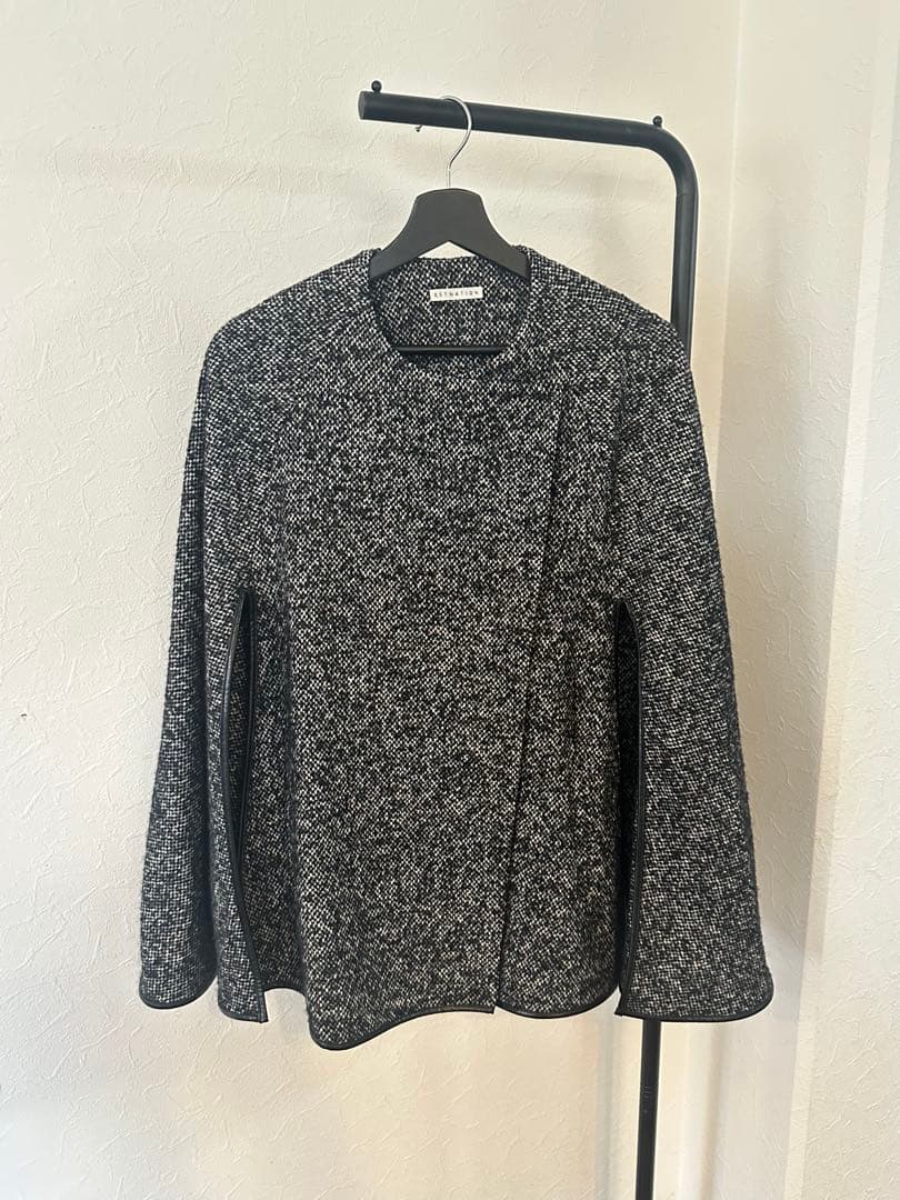 エストネーションESTNATIONツイードケープコート