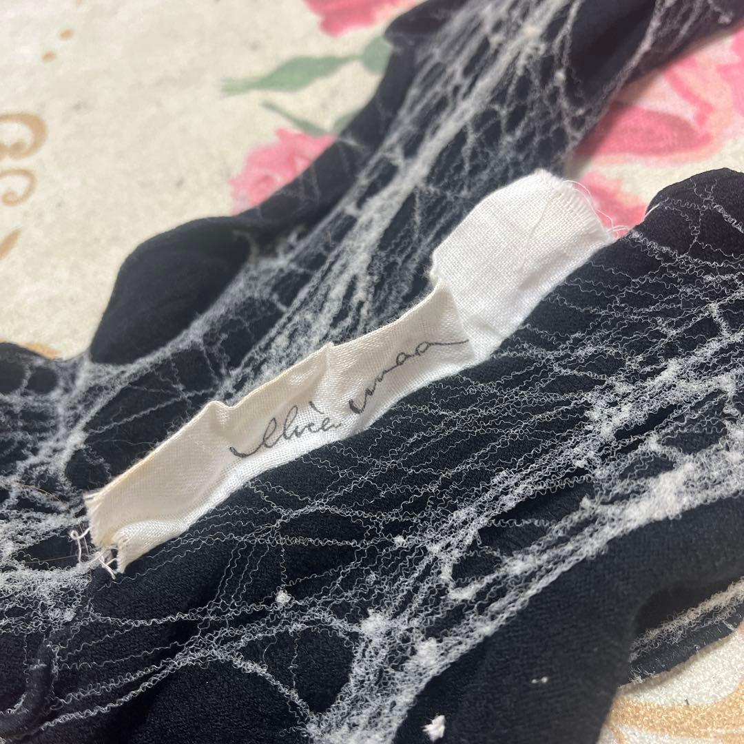 最終値下げalice auaa アリスアウアア 蜘蛛の巣ネットソックス