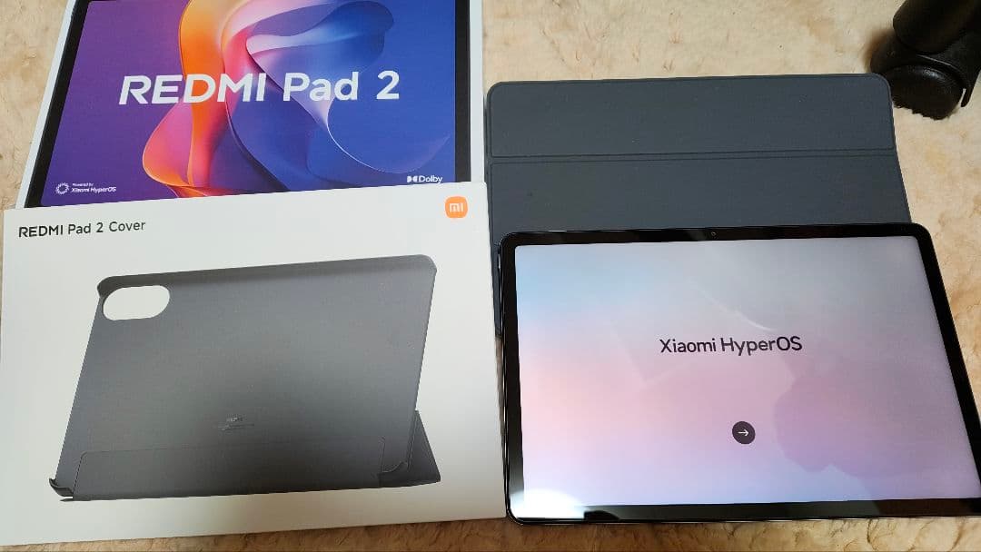 Redmi Pad 2 6GB/128GB　純正カバー付き