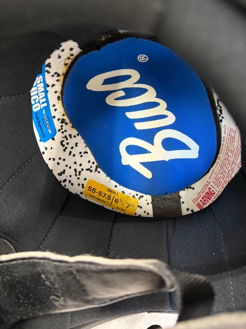 スモールブコ　Buco ジェットヘルメット 黒　サンバイザー付