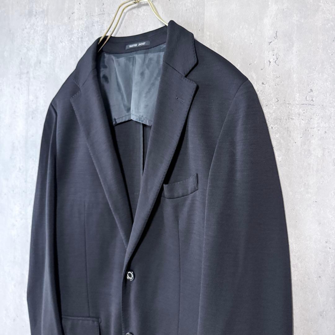 マッキントッシュフィロソフィー トロッタージャケット ウール 黒 40L 美品