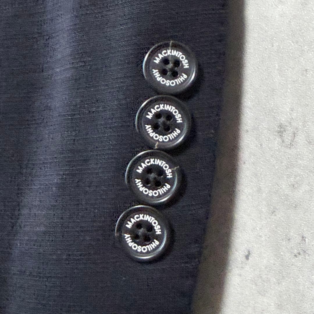 マッキントッシュフィロソフィー トロッタージャケット ウール 黒 40L 美品