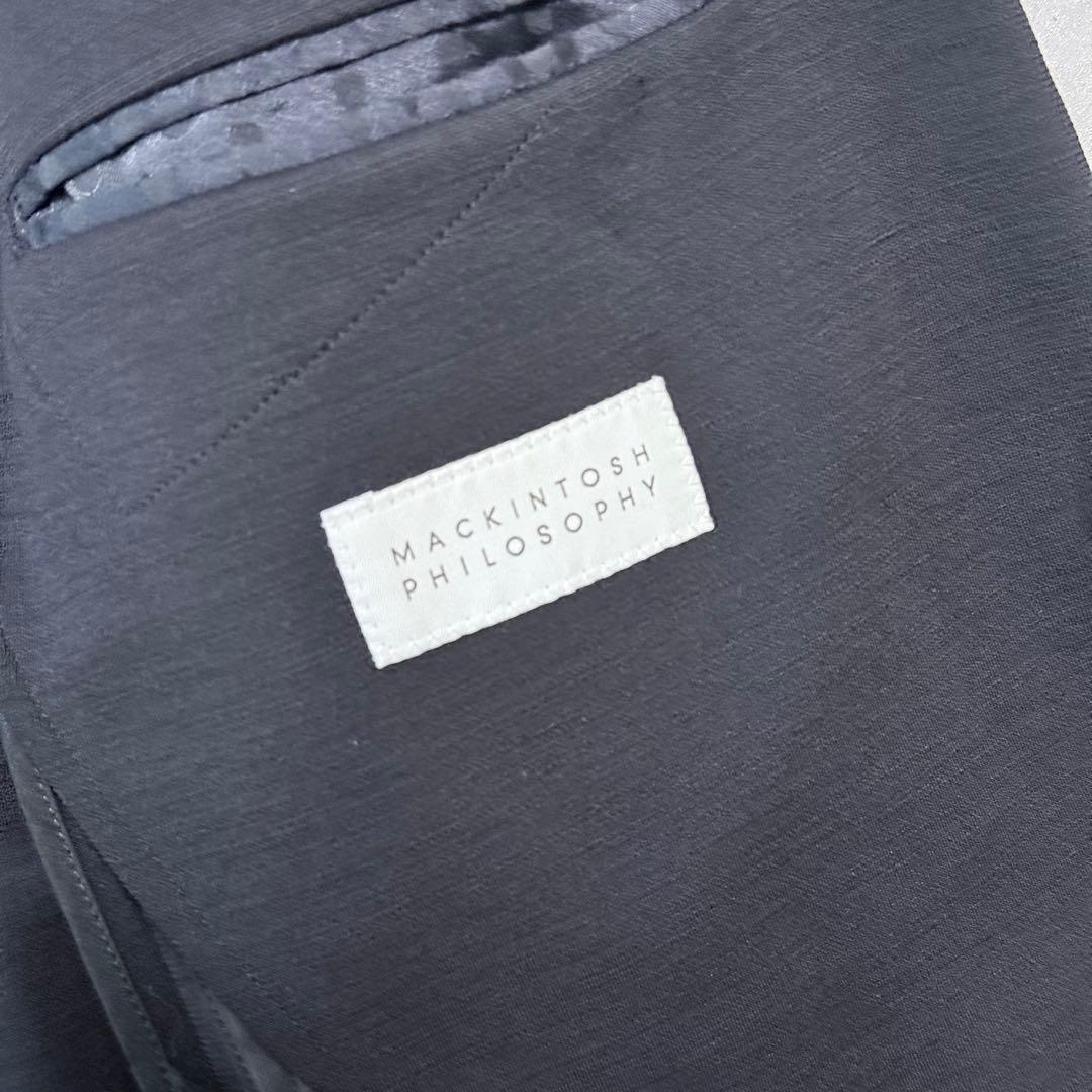 マッキントッシュフィロソフィー トロッタージャケット ウール 黒 40L 美品