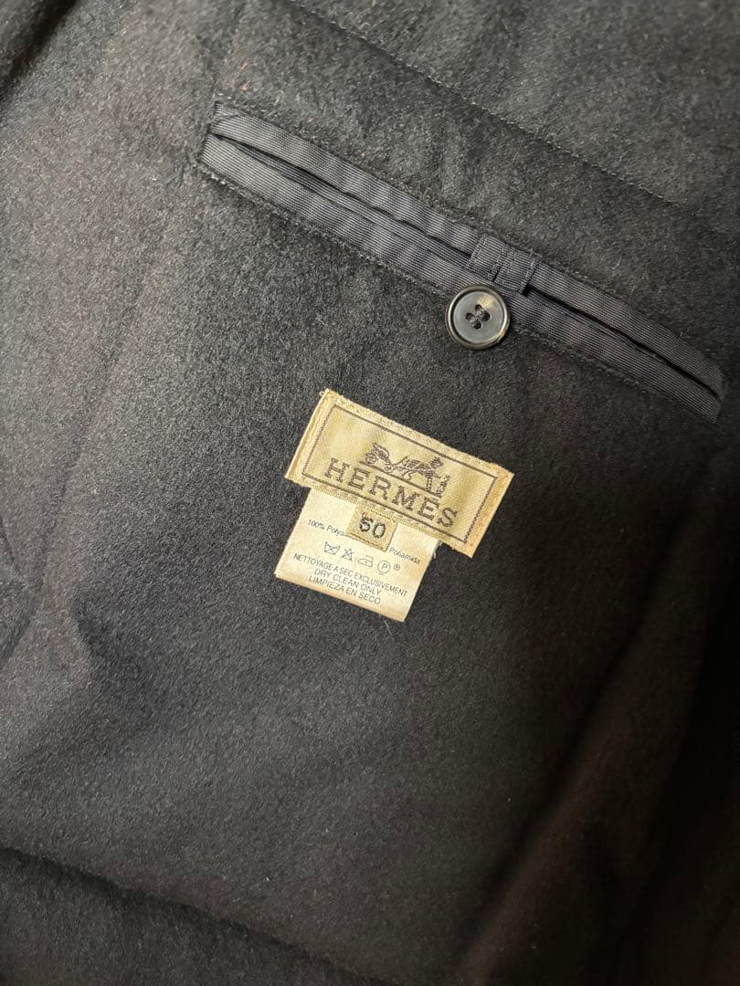 【カシミヤ入り】エルメス　ダッフルコート