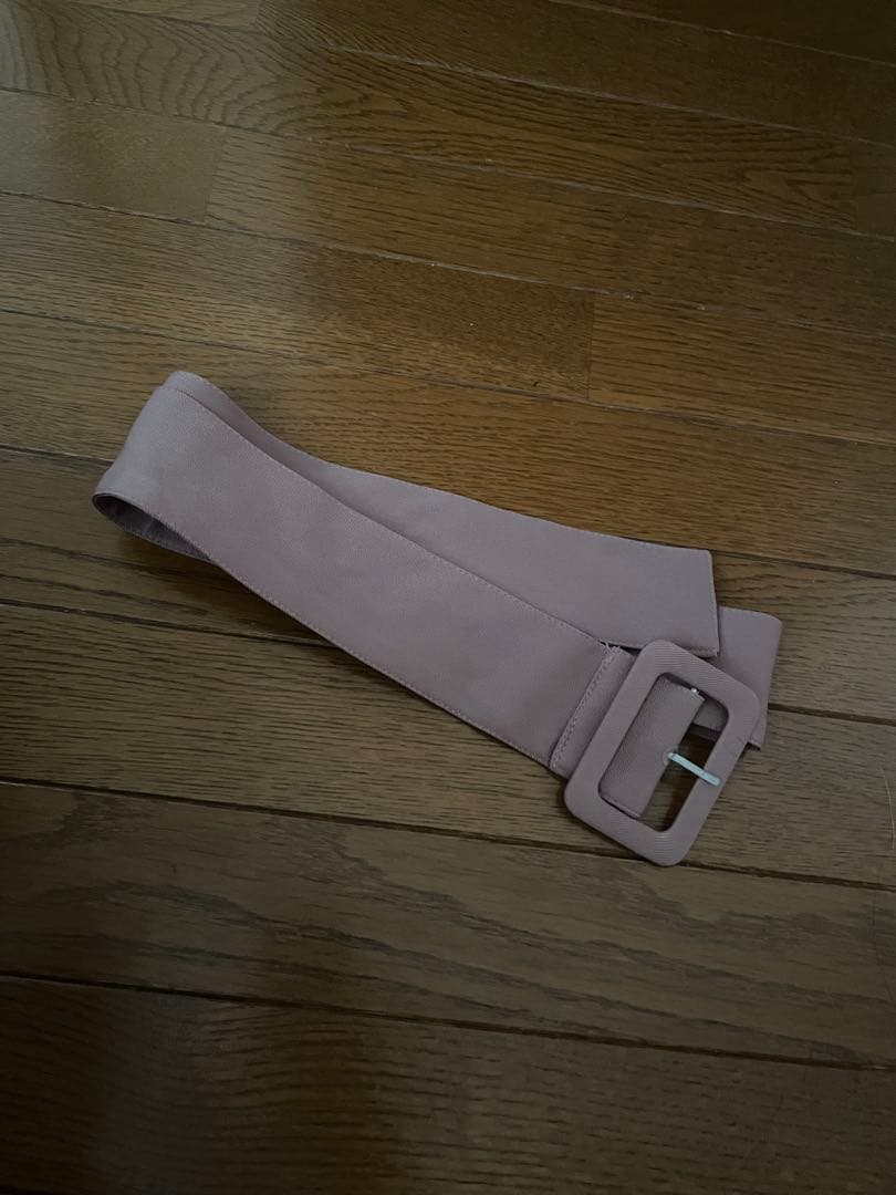 ロイヤルパーティー　ケープ　オールインワン　ベルト　ピンク