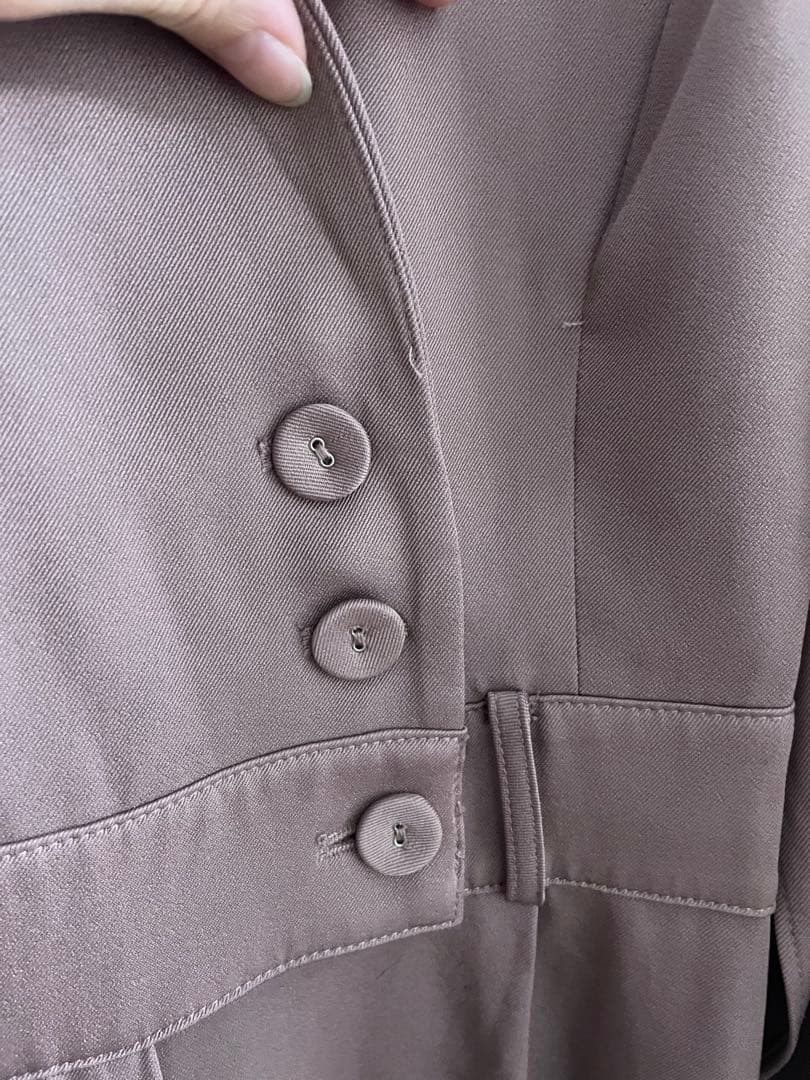 ロイヤルパーティー　ケープ　オールインワン　ベルト　ピンク