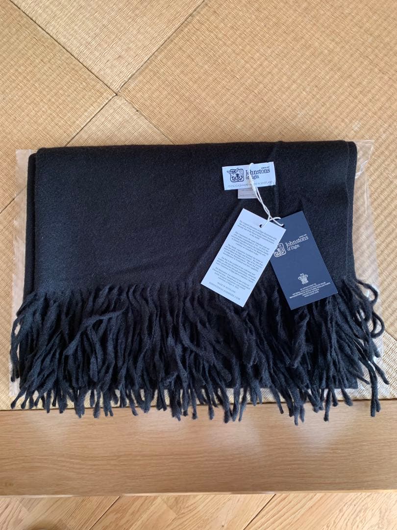 はるはるさつき様分大判ストール カシミア100% ジョンストンズ オブ エルガン