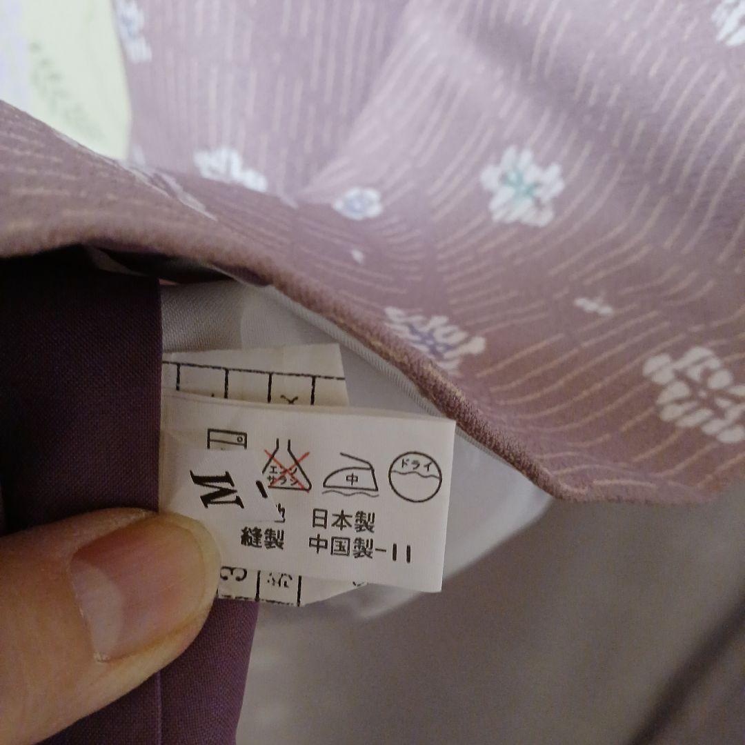 おにぎり21　洗える着物+名古屋帯　裄66　肩身丈164　+帯揚げ、帯締め