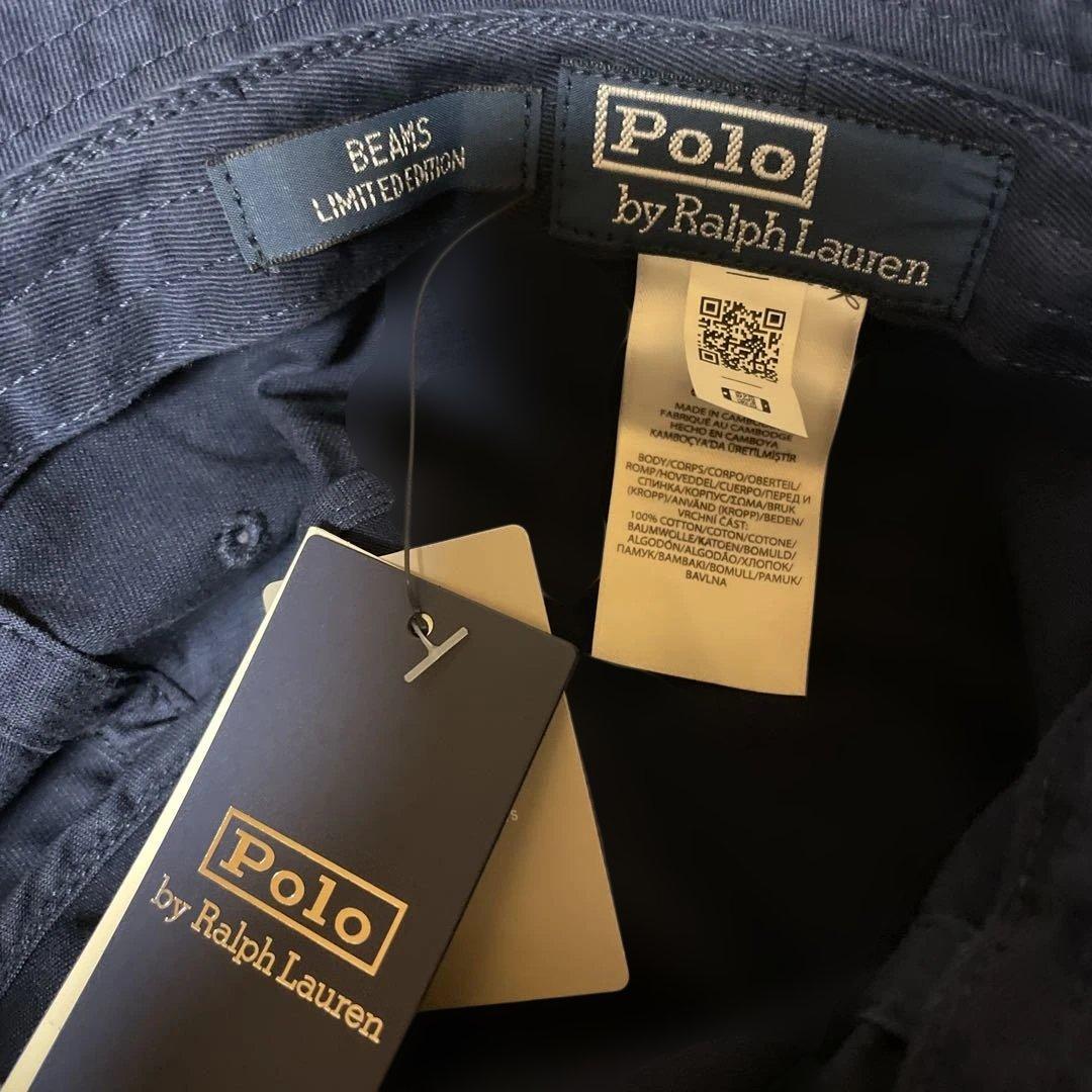 Polo Ralph Lauren バケットハット ネイビー ビームス限定版