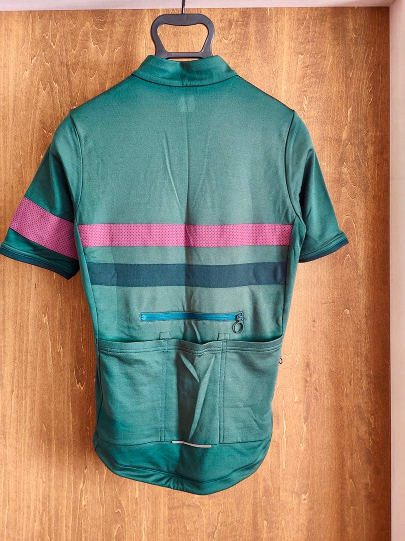 タグ付き美品 Rapha ラファ ブルベ ジャージ S グリーン