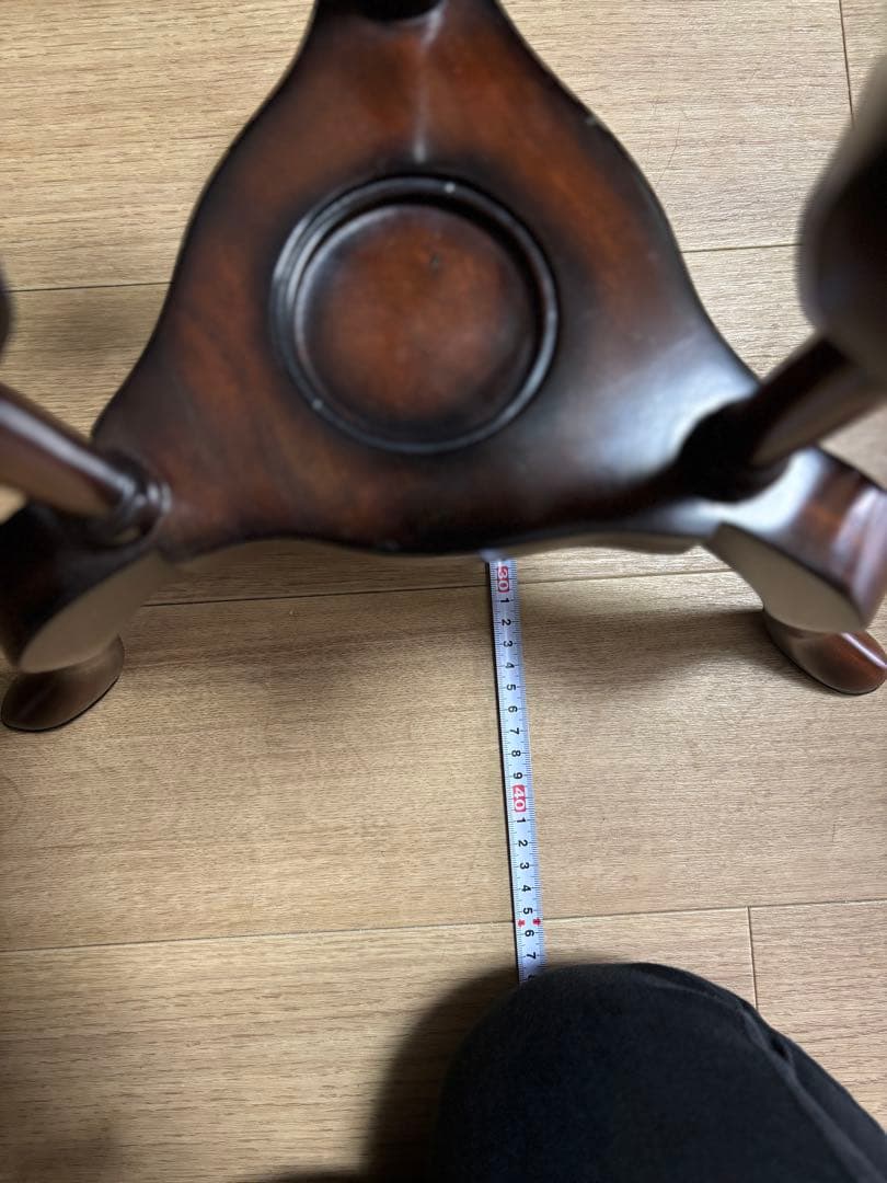 アンティーク調　花台　置き台　引き出し　イギリス製