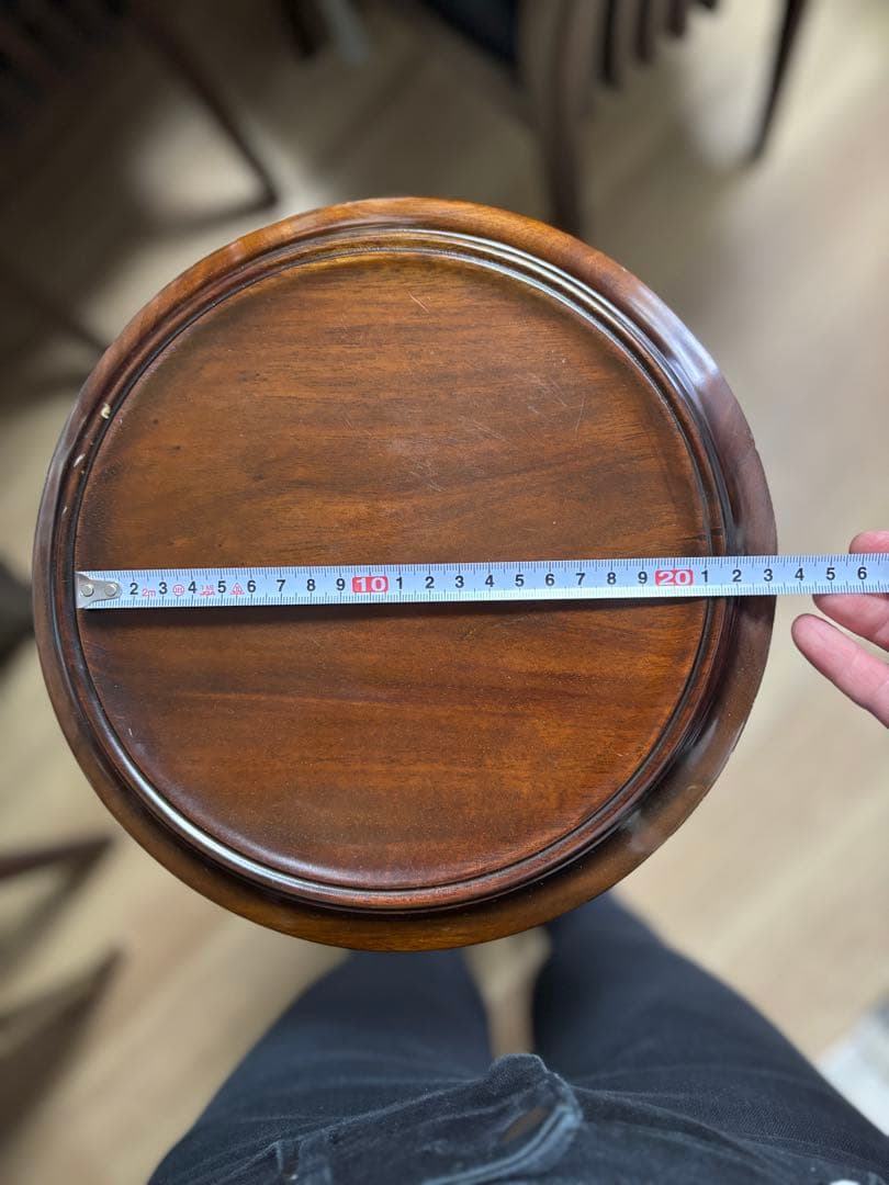 アンティーク調　花台　置き台　引き出し　イギリス製