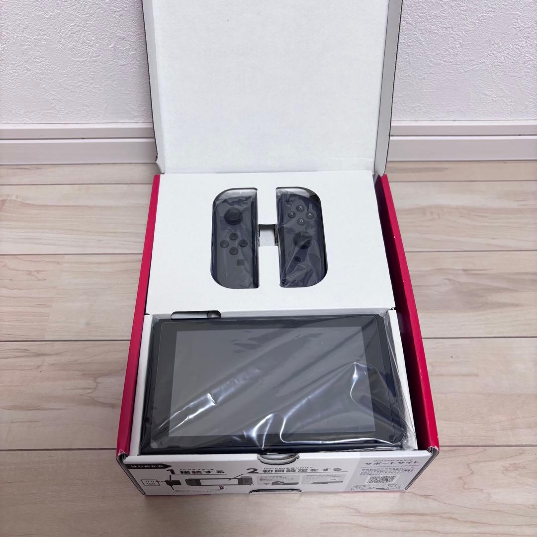 【美品】バッテリー強化版　Nintendo Switch スイッチ　本体　グレー