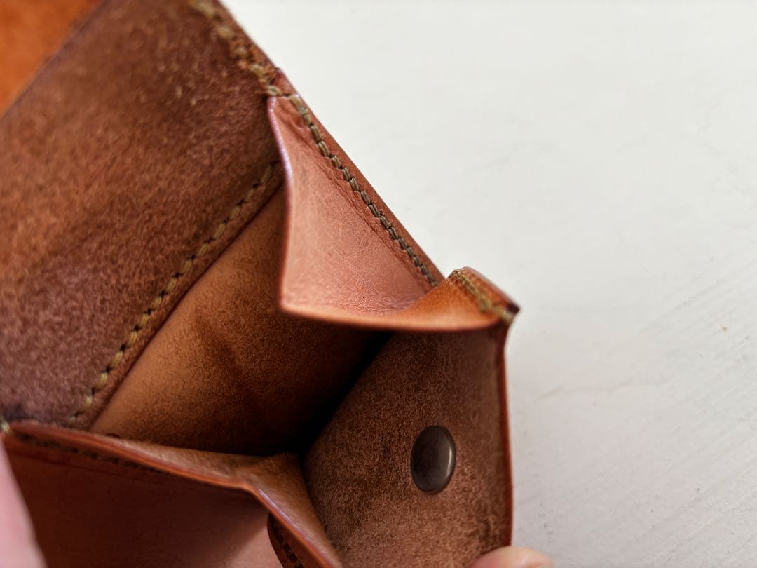 【美品】SAAD サード レザーウォレット バイソンコンチョ カービング 本革