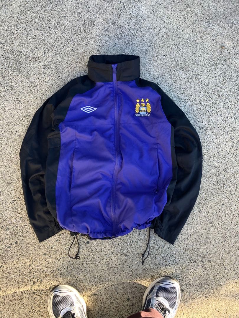 【希少】UMBRO×マンチェスターシティ/フード付きジャケット/ジャージ/M