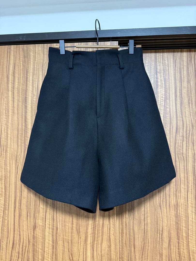 LANVIN en Bleu ♡ ウールメルトン ショートパンツ
