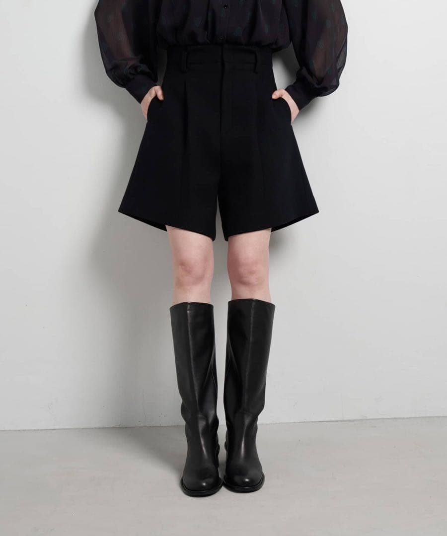 LANVIN en Bleu ♡ ウールメルトン ショートパンツ