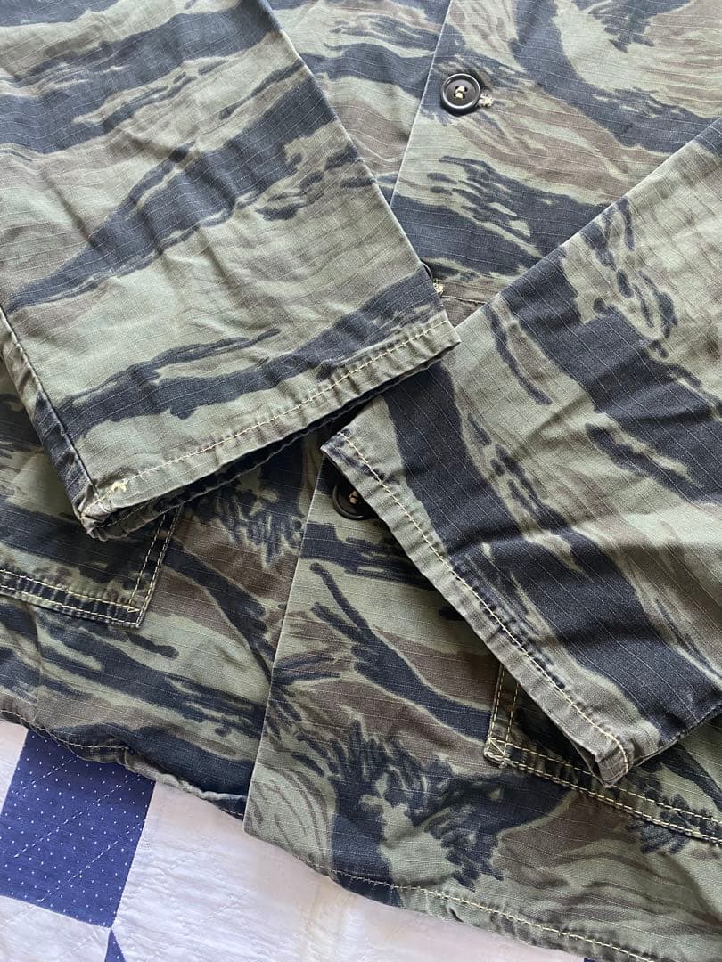 vintage タイガーストライプ タイガーカモ ジャケット ベトナム戦争 us