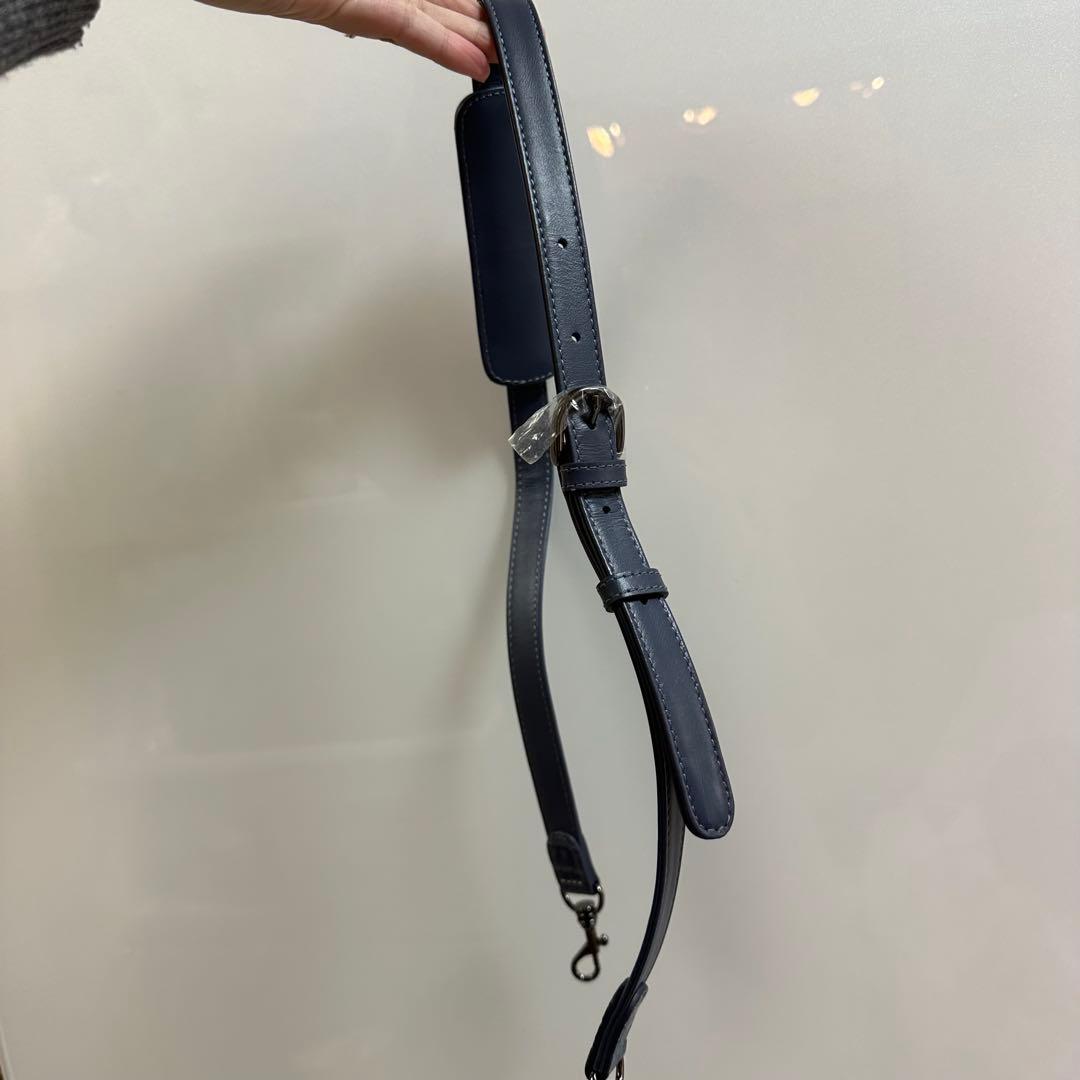 D*A様 ブルーグレー　クロコダイル　本革　2way トートバッグ