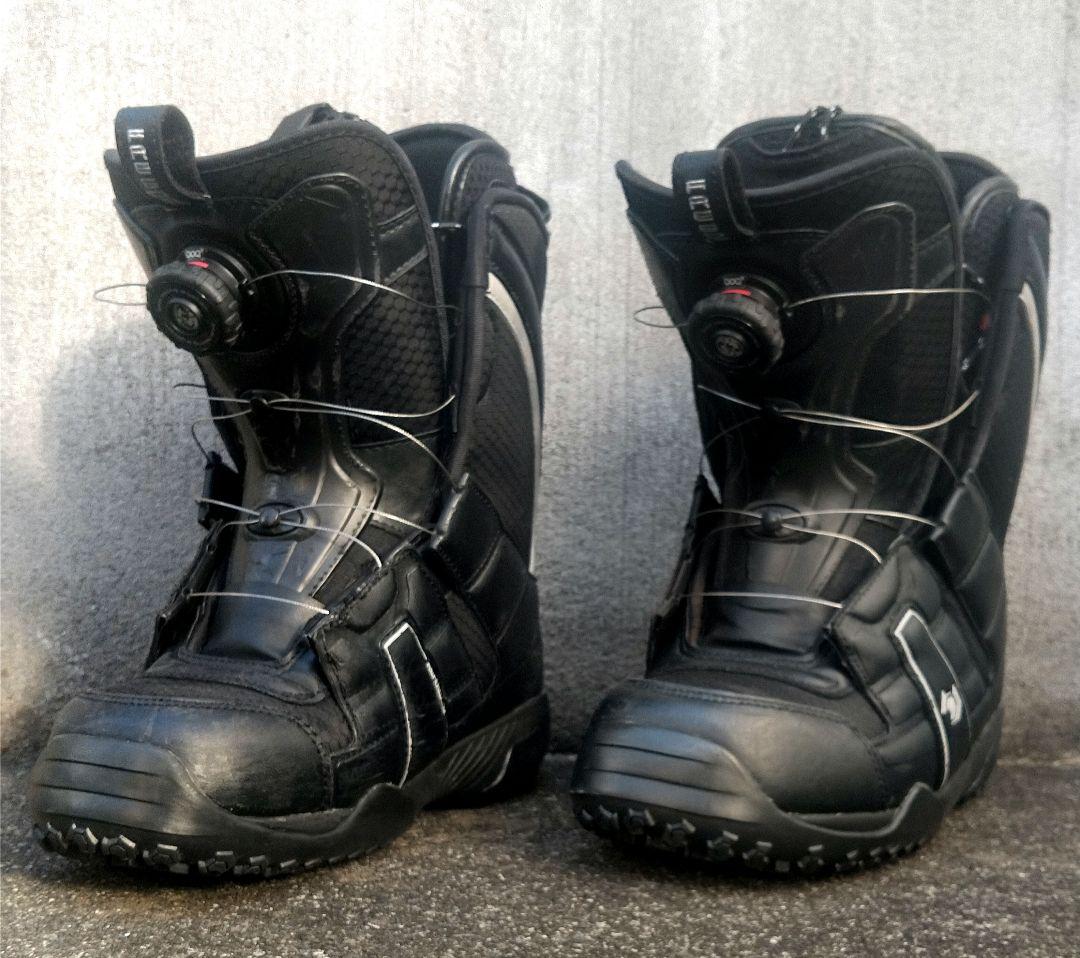 【APX】 スノーボードブーツ　 ボアシステム　ダイヤル式　ブラック　２７cm