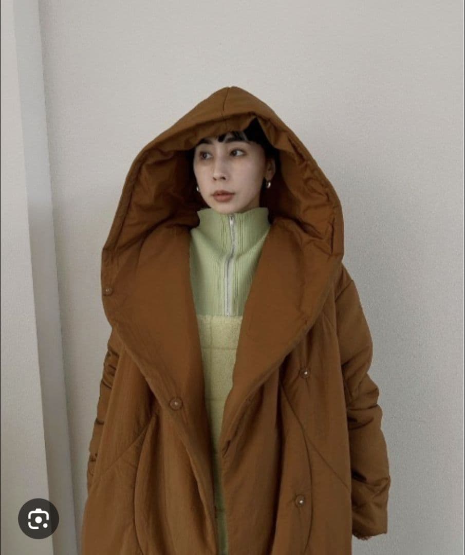 Ameri　WAVE STITCH HEAT POLAK LONG COAT