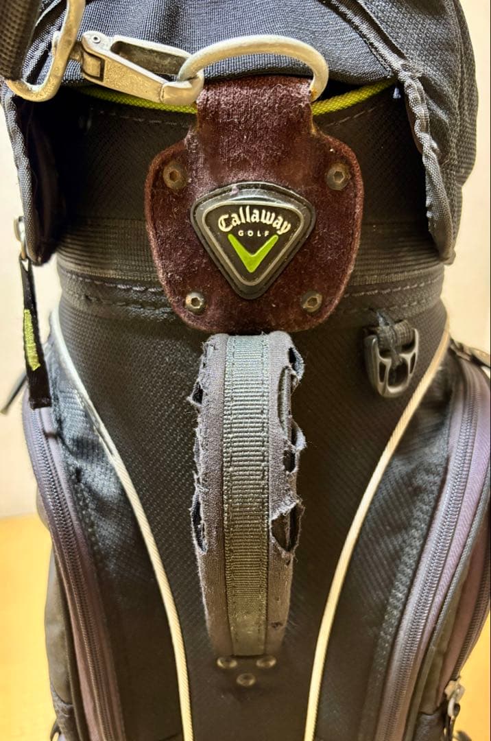 澤*蒼様 レトロ Callaway BIG BERTHA キャディバッグ　ブラッ